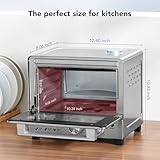 OSAMKO 6-in-1 Air Fryer Toaster Oven Combo, 12.7 QT Stainless Steel Air Fryer with Steam Infusion, Mild Steaming Convection Toaster Oven with Fast Preheat, Air Fry, Grill, Bake, Broil, Heat
