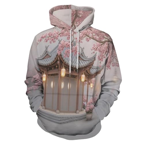 Sweat architecture chinoise 3D sweat-shirt à manches longues de qualité