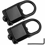 Industries Sling Attachment Picatinny Rail for Two Point and Traditional Sling Black - 2 Pack