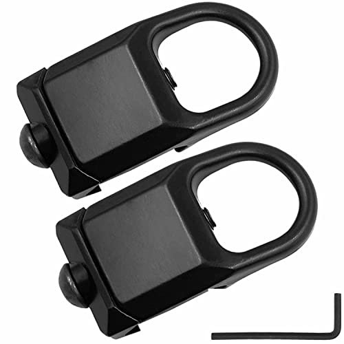 Industries Sling Attachment Picatinny Rail for Two Point and Traditional Sling Black - 2 Pack