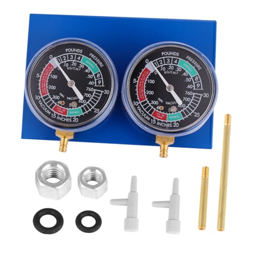 Equilibrador de combustible y manómetro de vacío para 2 cilindros de moto NUOBESTY