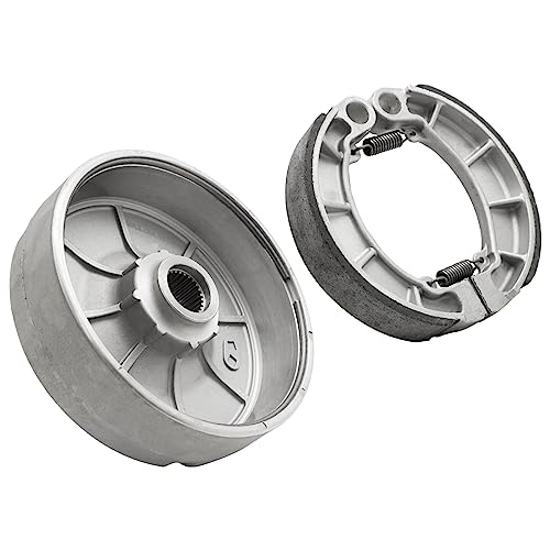 Rear Brake Drum Hub & Shoes for Honda Rancher 350 Rancher 400 Foreman 400 Foreman 450 1995-2007 OEM# 43620-HN5-M00 43620-HN0-A00 43620-HM7-000 by JAVIK - Image 2