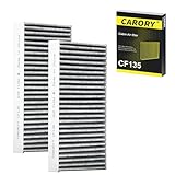 CARORY Cabin Air Filter w/Activated Carbon for Honda Civic (2001-2005), CR-V (2002-2006), Element