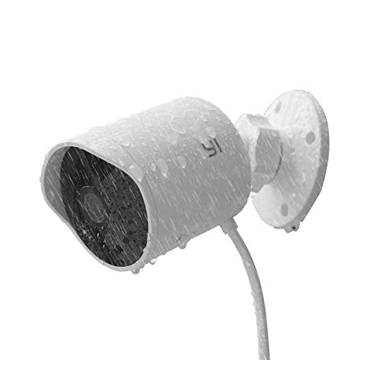 YI Outdoor Camera 1080p, Caméra de Surveillance extérieure, IP65, Connexion WiFi, Vision Nocturne, Stockage Cloud
