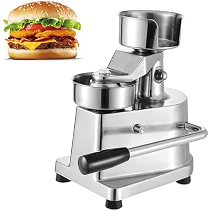MNSRRN Handelsübliche Hamburger-Maschinen-Handbuch MHOWLOAF-Maschine, kommerzielle schwere Fleischpresse, professioneller Haushaltsmatchloch-Formmaschine, geeignet für Steak-Rinderhühnchen