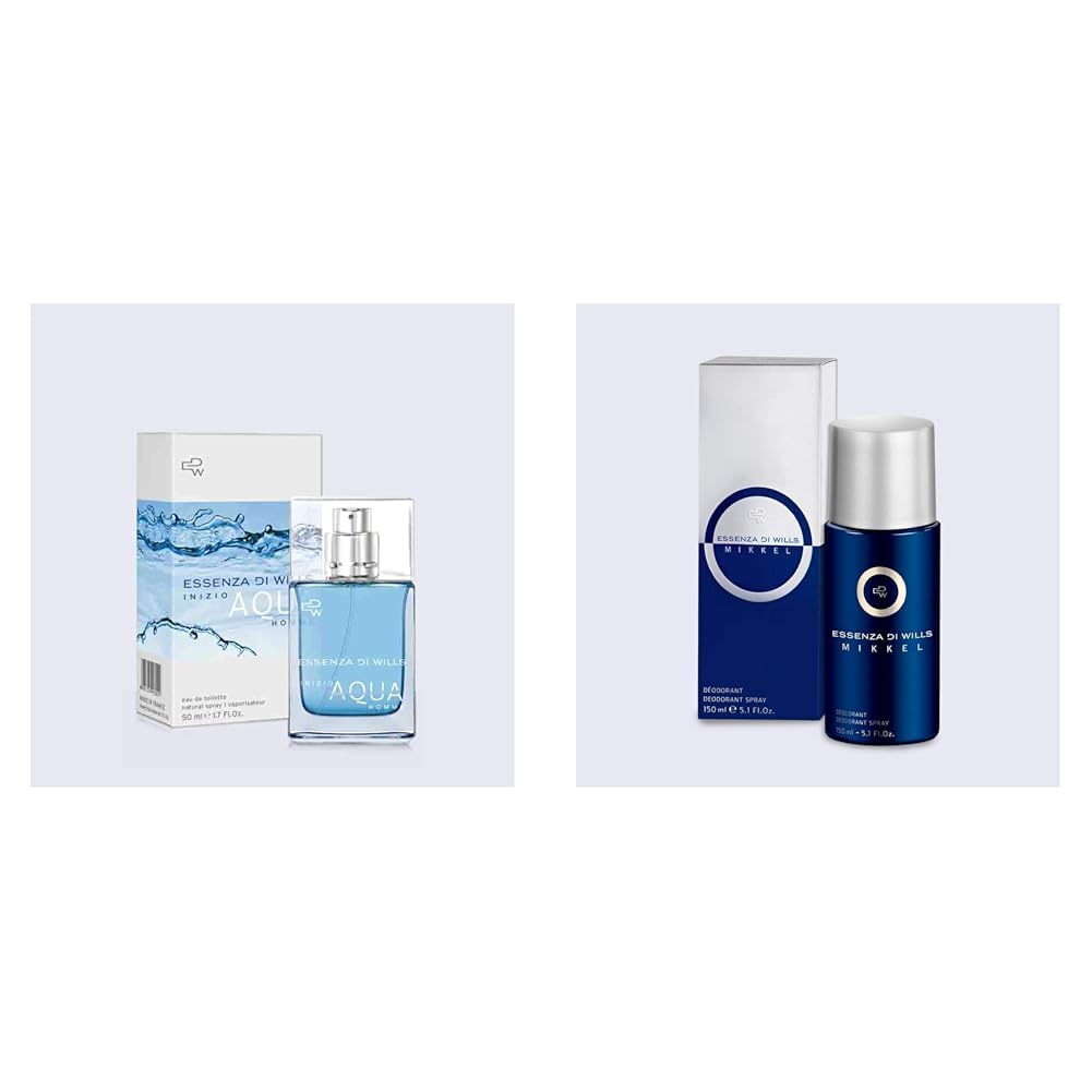 EDW Essenza Inizio Aqua Luxury Homme-Eau De Toilette Pefume, 50Ml & EDW Essenza Mikkel Luxury Deodorant For Men, 150ml Deo Body Spray-image-4
