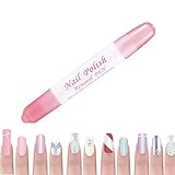 ELIMINE EL PULIDO DE UÑAS DE FORMA FÁCIL: cuando pinte el esmalte de uñas, se lo aplicará accidentalmente a la piel alrededor de las uñas, utilizando la pluma correctora de esmalte de uñas que se puede quitar fácilmente.