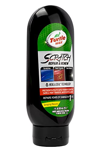 Turtle Wax 1830926 Eliminador Pasta, Pule y Restaura de Forma Segura Oxidación, Macas, 207 ml, Elimina Arañazos Renovador, Carrocería