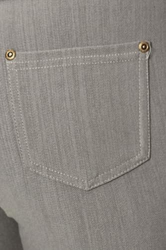 Image of Leggings Depot Women's Cotton Blend Stretch Pull-on Jeggings Casual Pants with Pockets (Available in Plus Size)