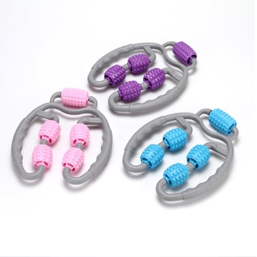 Masajeador de piernas con clip en anillo Healeved, rodillo para relajación muscular y masaje profundo de tejidos, color azul miniatura 2