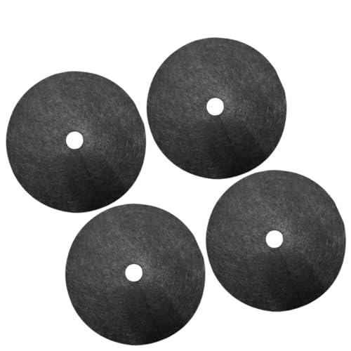 NUOBESTY Membrana Copertura Terreno Giardino 10 Pezzi, Tessuto Non Tessuto Traspirante per Controllo Erbacce, Diametro Esterno 32 Cm Foro 4 Cm, Barriera Diserbo per Frutteto Serra Vialetto Outdoor