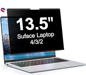 LUSA DESIGN Magnetic Privacy Screen for 13.5 Inch Surface Laptop 6/5/4/3/2/1, Removable Anti Glare Surface Laptop 13.5 Screen Protector, Blue Light Filter, Anti Spy Easy Install