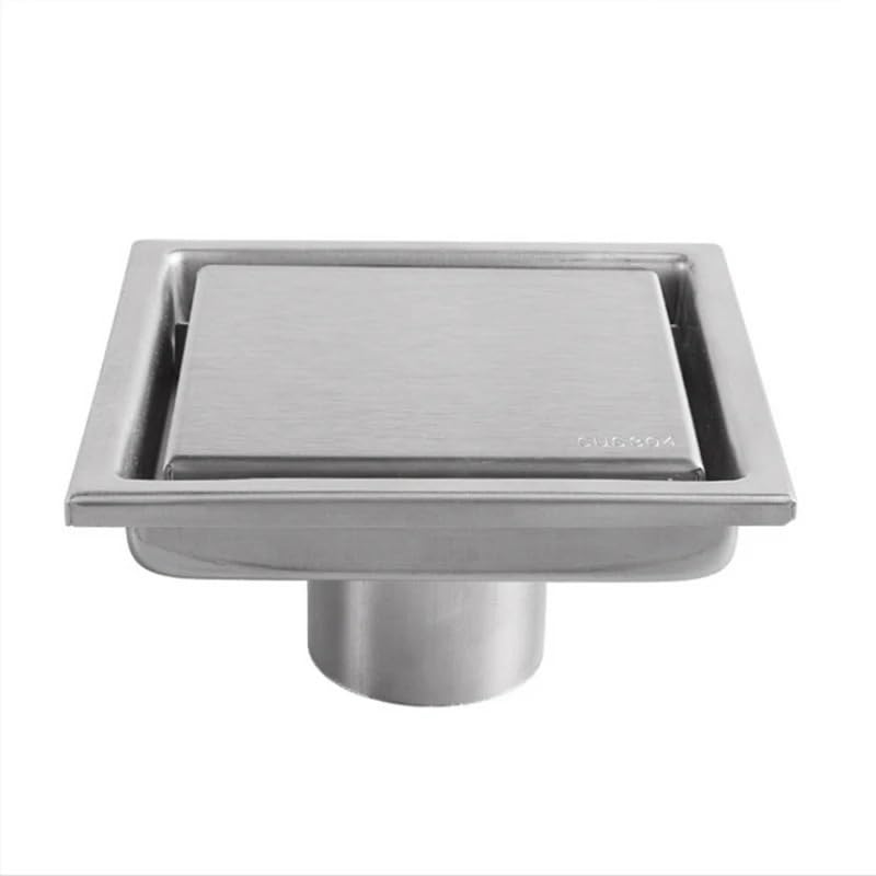 Rejilla Desague Ducha Rejilla de desagüe Cuadrada for Suelo baldosas, Ducha for baño, Antiguo, Invisible for el Cabello(11CM)