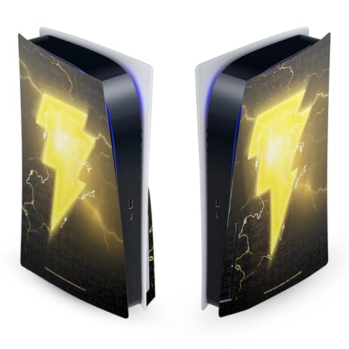 Skin PS5 Disc Black Adam autocollant vinyle sous licence officielle Head Case Designs