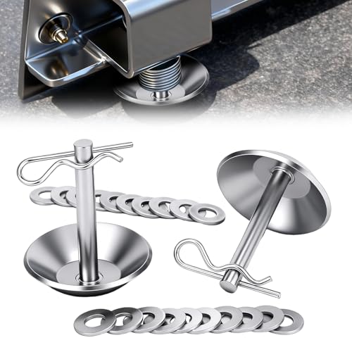 Runfarr Pattini da spazzaneve per ATV, universali, per spazzaneve, lama argentata