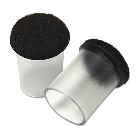 Master Caster 88451 Like New Solutions, Floor Savers, 1 1/2 in, Clear/Gray, 8 per Pack Cover