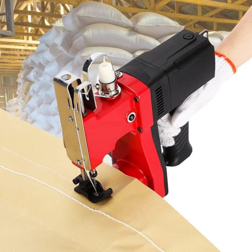 Máquina De Coser Eléctrica Ligera De 2,9 Kg para Bolsas De PP Tejido Y Papel Kraft - Ideal para Embalaje Y Fabricación.