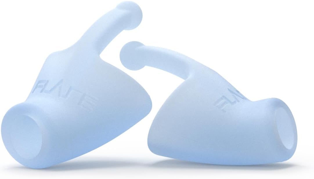 Flare Calmer Soft ・ ・ Ear Plugs Alternative ・ ・ Reduce Annoying Noises Without Blocking Sound ・ ・ Soft Reusable Silicone - Blue