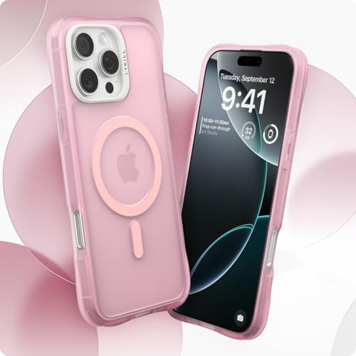 Image of Spigen Cyrill UltraSheer Mag for iPhone 16 Pro Case, Semi-Transparent iPhone 16 Pro Back Cover - TPU+PC｜Pink