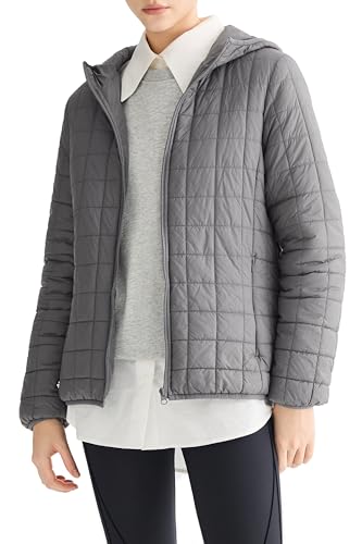Veste matelassée légère pour femme Orolay à capuche et poches zippées