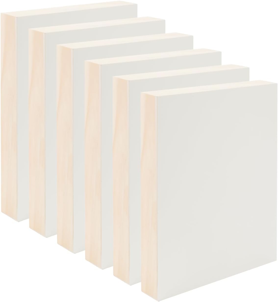 Da Vinci Pro Resist-Grip Coarse Textured Gesso Board, 18x24-4 Pack, 2" Depth Art Boards for Painting, White Acrylic Polymer with Quartz Sand, Warp-Resistant Cradled and Sealed MDF Panel