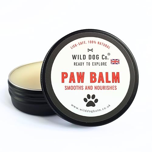 Dog Paw Balm for dogs cracked dry paws and pads itchy paws hot spots stop licking allergies paw butter nose balm lick safe made in the UK 30g