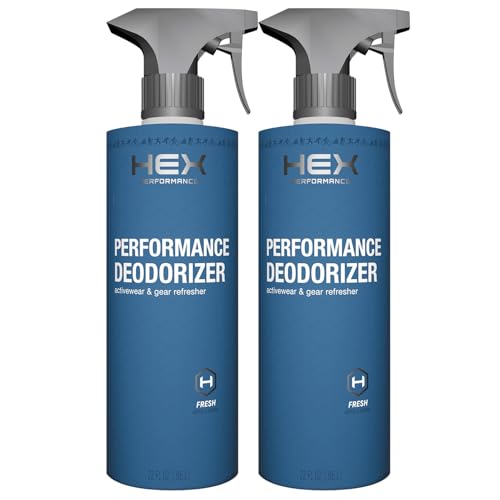 HEX Performance Deodorizing Spray, Fresh Scent, 44 oz (2 Pack)