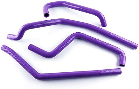 Performance ATV Radiator Coolant Silicone Hose Kit Fits For 08-11 Polaris Ranger RZR 800 (Purple)