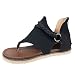Escarpins Talon Haut Noir Mesdames mode imprimé léopard toile Clip orteil fermeture éclair sandales plates décontractées