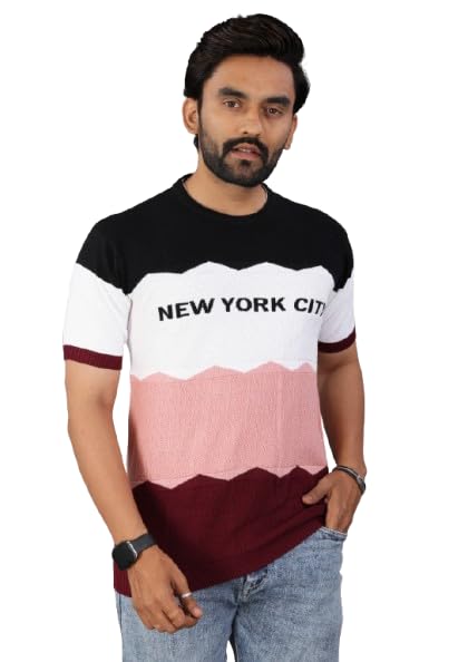 zetpex Men’s High Neck Knitted Sweater | “New York City” Winter Pullover | Warm Woolen Casual Wear for Men-picture-20