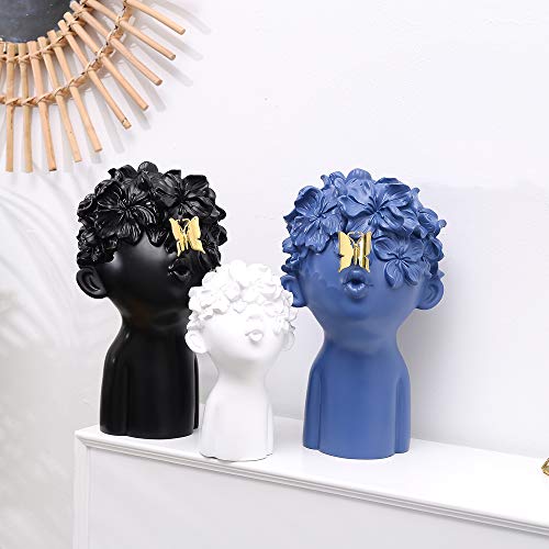 Notakia Creative Resin Character Statues Home Decor Living Room Wine Cabinet Bar Decoration Birthday Gift (One Blue Big Size) #TOP7