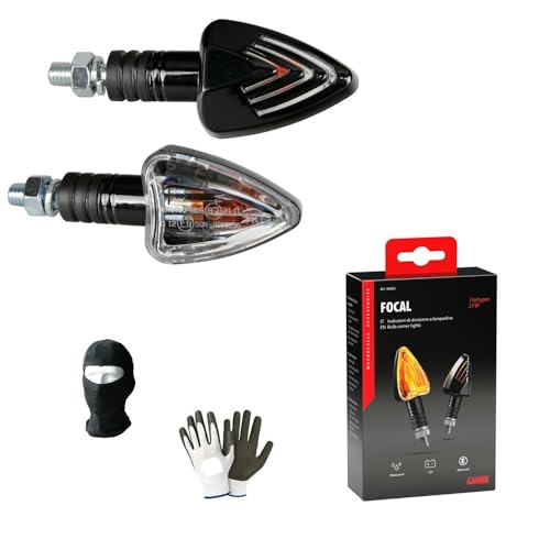 DESCRIZIONE E CARATTERISTICHE PRODOTTO: Focal, indicatori direzione a lampadina 21w - Lente bianca - luce arancione - 21W a lampadina - omologazione: E - Cavi con connettori rapidi - Alta resistenza alle vibrazioni - Sporgenza con snodo gommato antirottura - colore nero AFFRETTATI OFFERTA INEVITABILE !!!