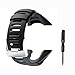 Watch Band Strap, Picowe Watch Band Replacement Soft Rubber for Suunto Ambit 1/2/2S/2R/3 Sport/3 Run/3 PEAK- Screwdriver Included