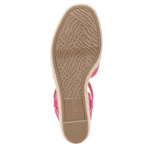 LifeStride Women's Pilar Espadrille Wedge Sandal French Pink 11 M by LifeStride - Used condition - Image 4