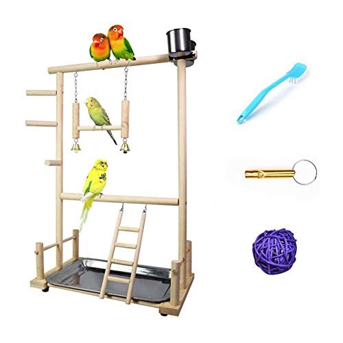 ANANAN Juguetes para Loros, Juguetes para Pájaros, Parque Infantil para Loros De...