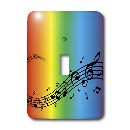 Interrupteur Rainbow Musical 3dRose bouton bascule simple lsp_38368_1 - 3