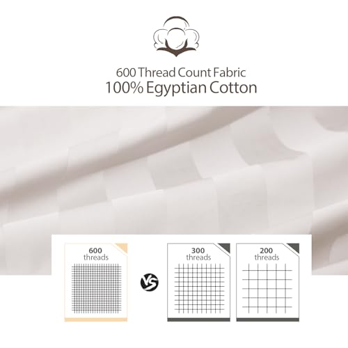 Image of 100% Cotton Toddler Pillow Protectors with Invisible Zipper, 600 Thread Count Sateen Wave Soft Breathable Hypoallergenic Nursery Pillowcases for Kids, 13x18 Inches, Set of 2