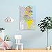 Tunisia Map Posters World Map poster Home Decor Wall Art Hanging Picture Print Bedroom Decorative Painting Room Aesthetic 24x36inch(60x90cm)