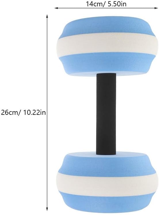 Sosoport Water Dumbbells for Pool Exercise Lightweight Eva Floating Resistance Weights for Swimming and Aqua Fitness 10.2X5.5X5.5 Inches
