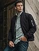 TACVASEN Men's Jacket Lightweight Style Sportwear Bomber Windbreaker Casual Jackets Spring Autumn Varsity Coats Black 3XL #1