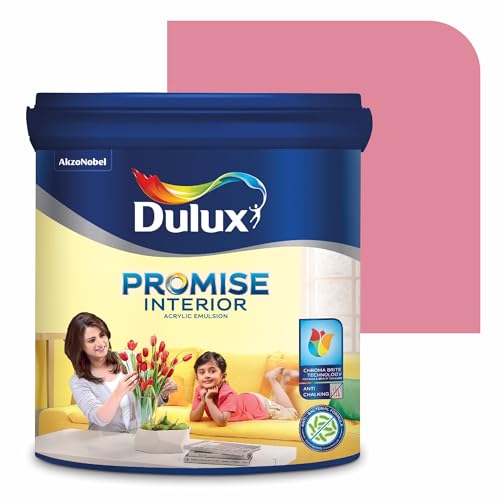 Image of Dulux Promise Interior Emulsion Paint (4L, Destiny) | Brighter & Longer-Lasting Colors | Rich Finish | Chroma Brite Technology | Anti-Chalk | Water-Based Acrylic Paint