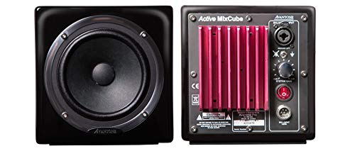Avantone Audio Active Mixcubes - Gloss Black/Pair #TOP18