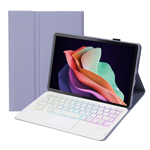 HUAWEI MatePad 10.4" 2022 pL[{[hP[XA7 F̃obNbgAX}[gȃ^b`pbhtĂO\ȖL[{[h,F