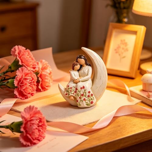 Statue Mère Fille : l'élégance d'une sculpture d'art moderne