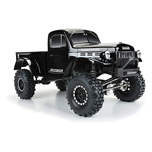 Pro-Line Racing 1/10 1946 Dodge Power Wagon Black Body 12.3" 313Mm Wb Crawlers Pro349918 Car/Truck Bodies Wings & Decals #TOP5
