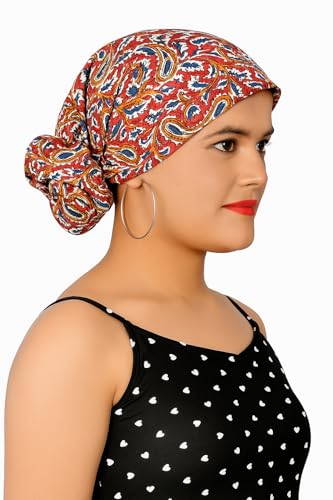 Image of Scarf For Girls 100% Pure Cotton Hand Block Printed Square