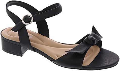 Easy Spirit Women's GINOVA Sandal, Black 001, 9 | Image 3