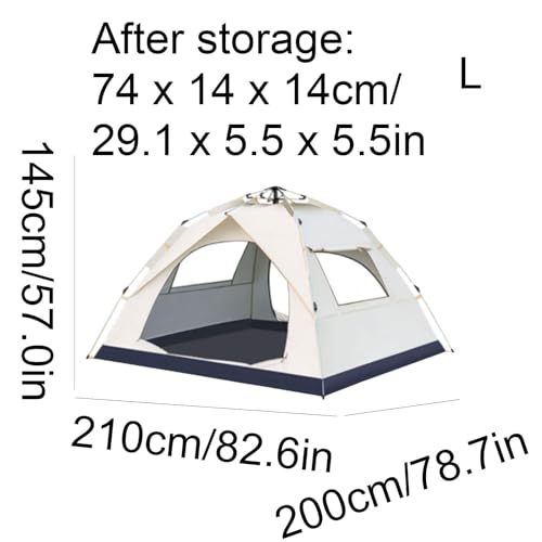 Carpa para camping multifuncional con doble puerta y ventana miniatura 2