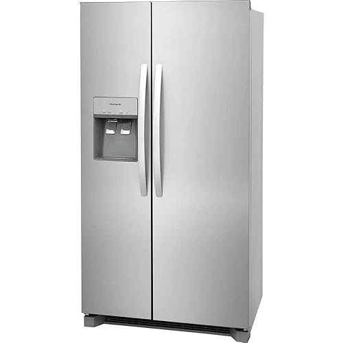 36.1 in. 22.3 cu. ft. Counter Depth Side-by-Side Refrigerator in Stainless Steel