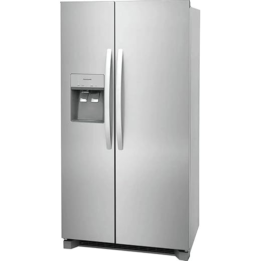 Frigidaire 36.1 in. 22.3 cu. ft. Counter Depth Side-by-Side Refrigerator in Stainless Steel